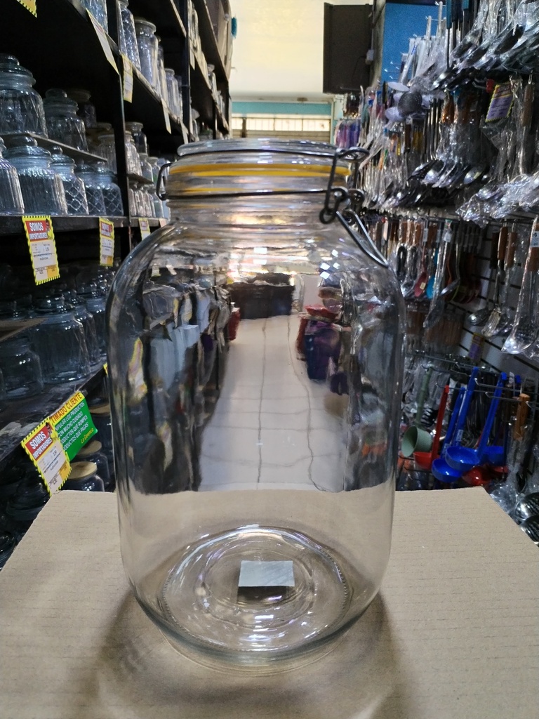 881-76 FRASCO DE VIDRIO 4000 ML PLAZA HOGAR 