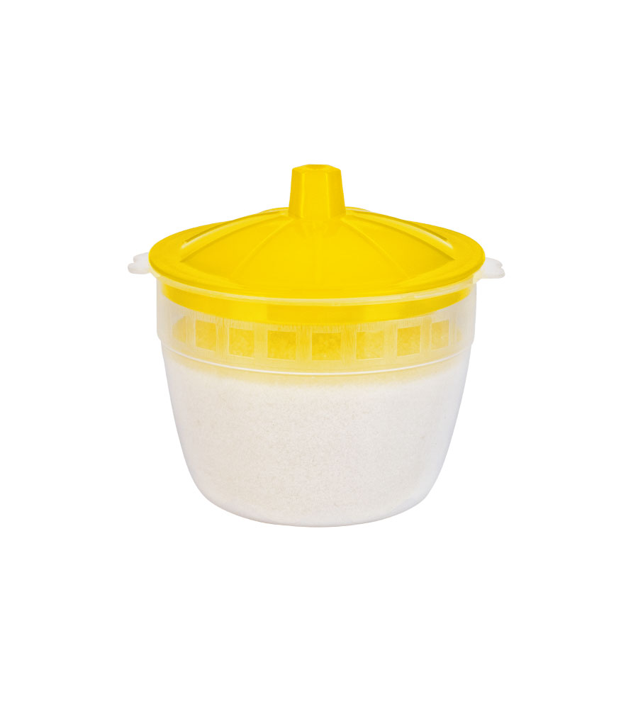 AZUCARERA PARIS TRANSPARENTE CON TAPA MABE PLAST