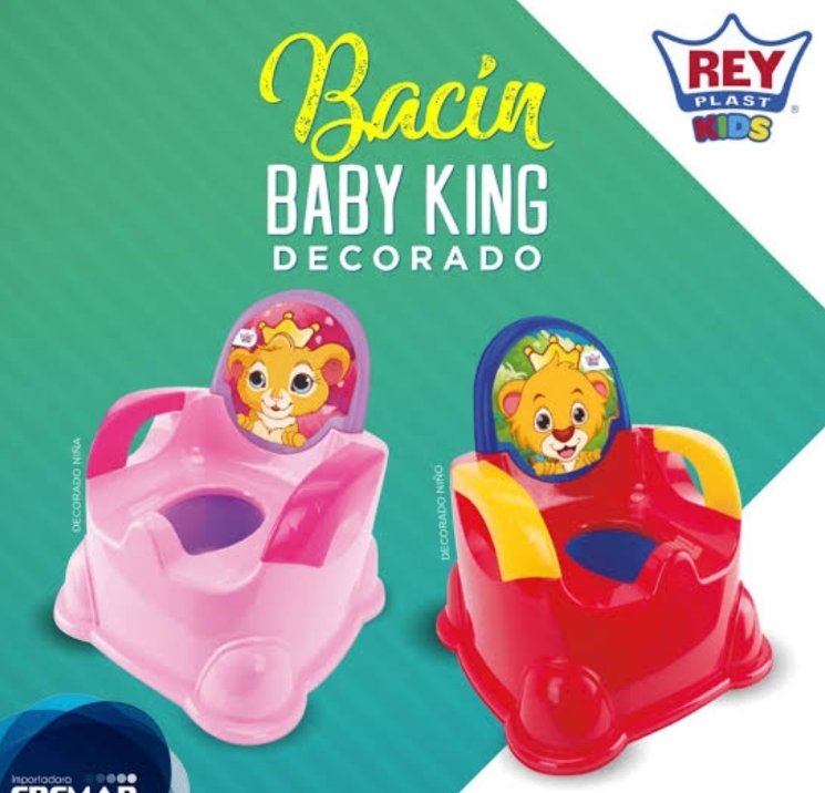 BACIN BABY KING DECORADO REY
