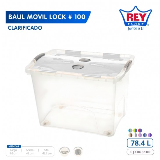 BAUL MOVIL LOCK 100 CLARIFICADO REY
