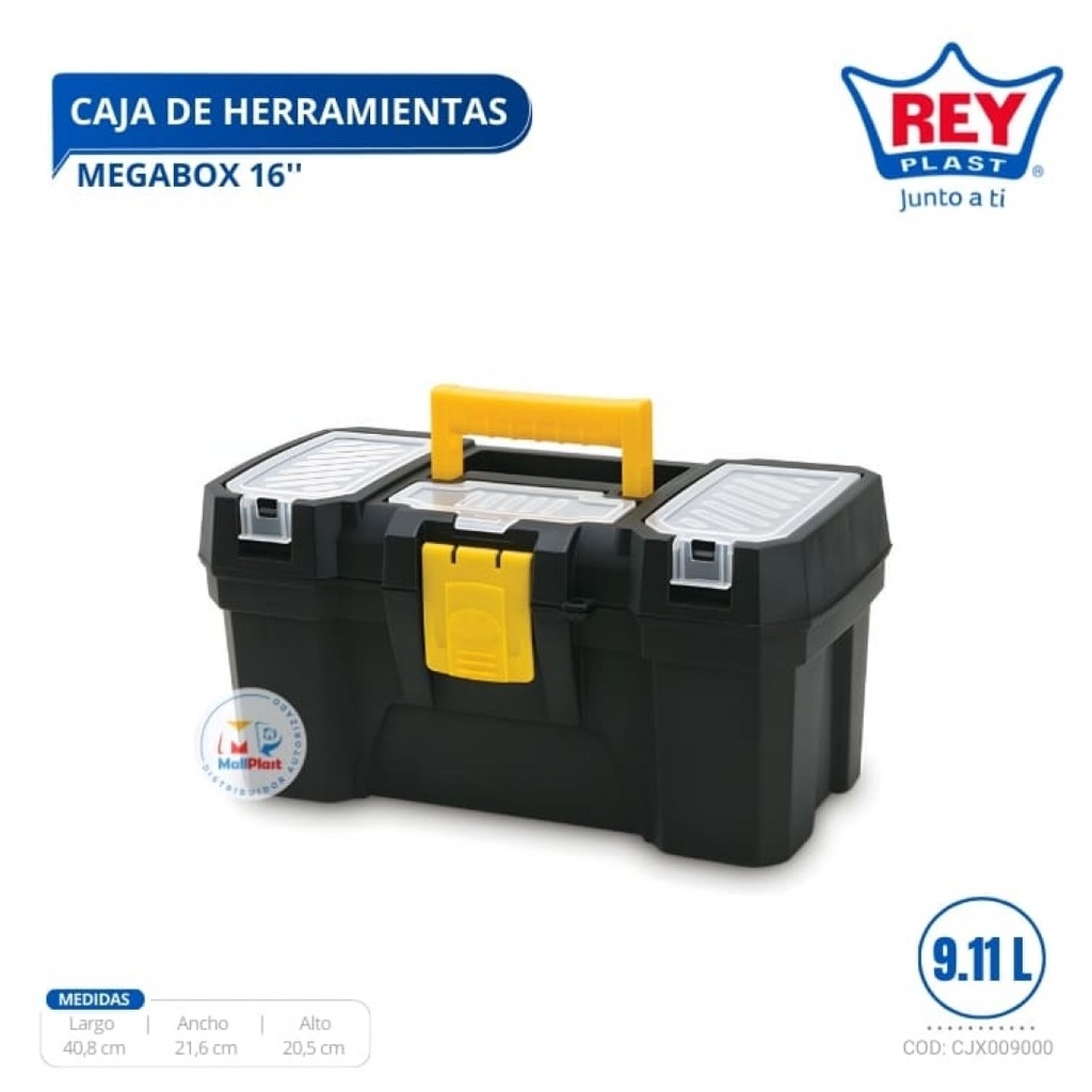 CAJA HERRAMIENTAS MEGABOX 16" REY