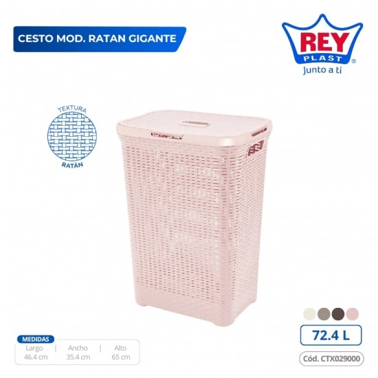 CESTO MODELO RATAN GRANDE REY