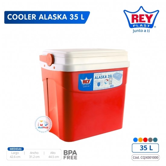 COOLER ALASKA 35 LT REY