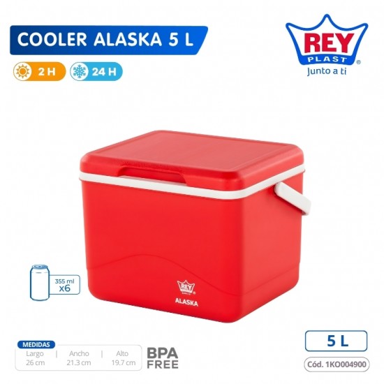 COOLER ALASKA 5 LT REY