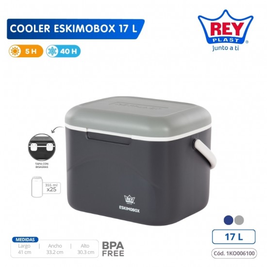 COOLER ESKIMOBOX 17 LT REY
