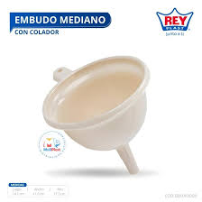 EMBUDO MEDIANO CON COLADOR REY