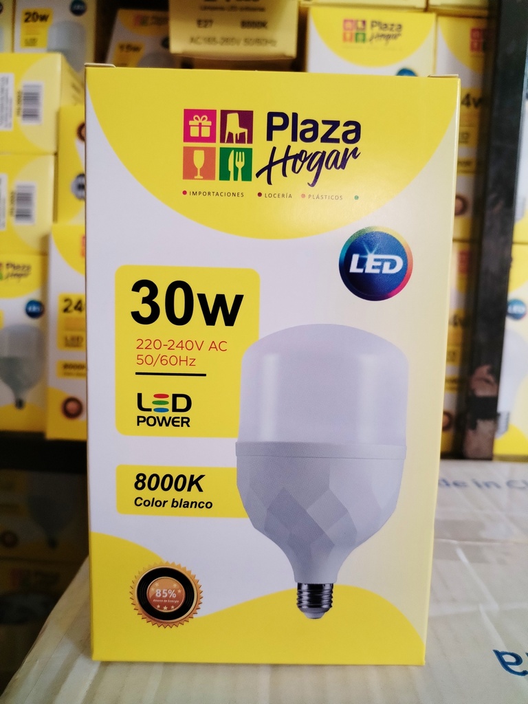 FOCO 30 WATTS MODELO DIAMANTE PLAZA HOGAR