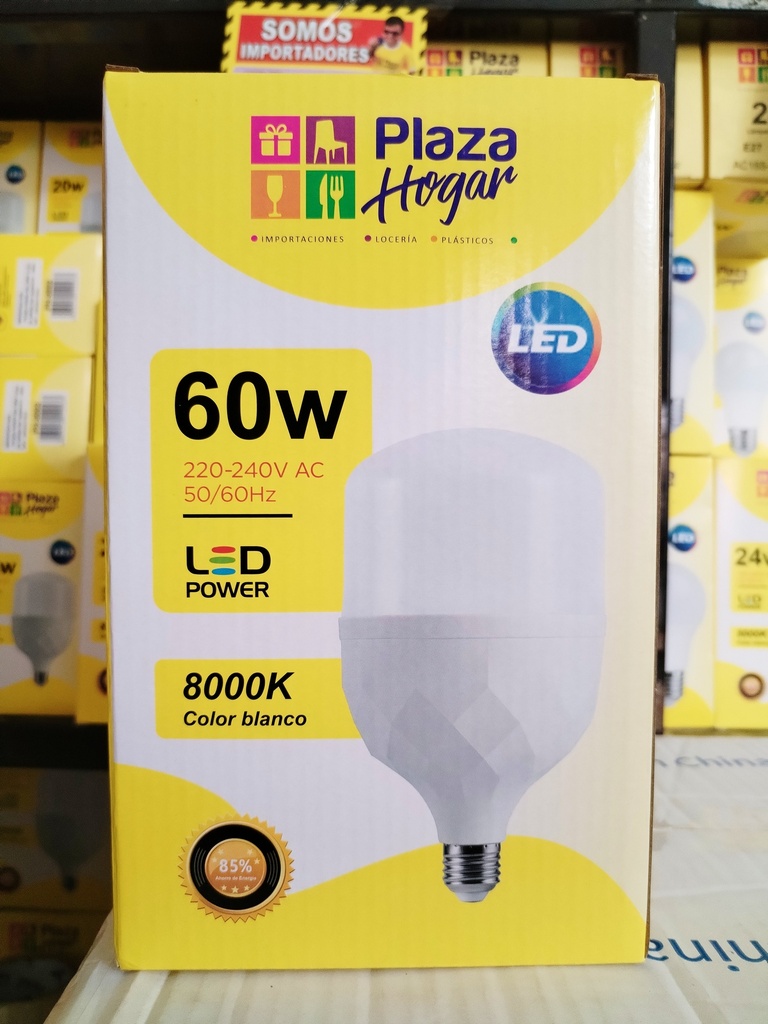 FOCO 60 WATTS MODELO DIAMANTE PLAZA HOGAR