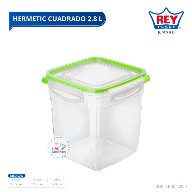 HERMETIC CUADRADO 2.8 LTS REY
