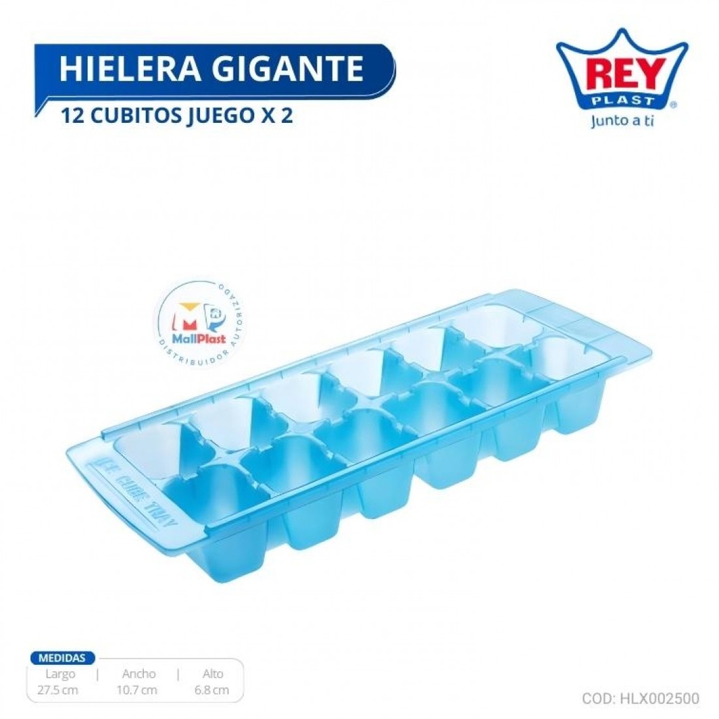 HIELERA GIGANTE 12 CUBITOS  X 2 REY