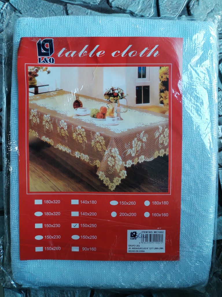 MC1002 MANTEL DE MESA IMPORTADO