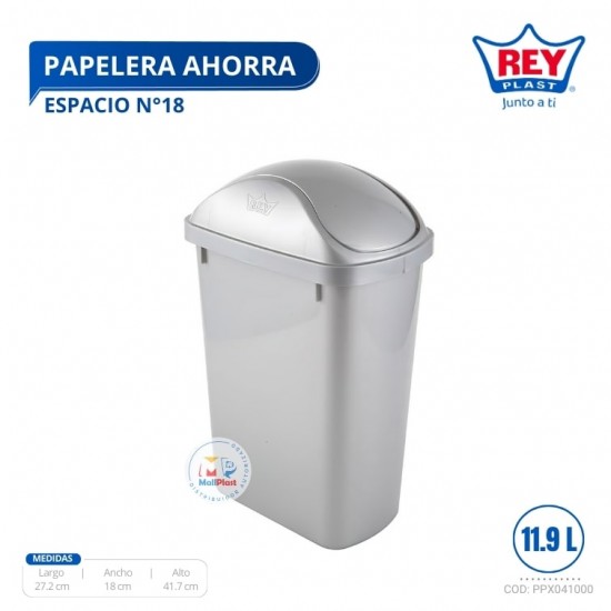 PAPELERA AHORRA ESPACIO 18 REY