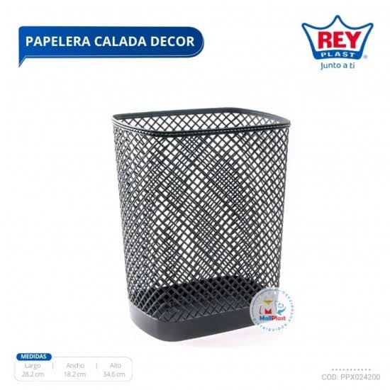 PAPELERA CALADA DECOR REY