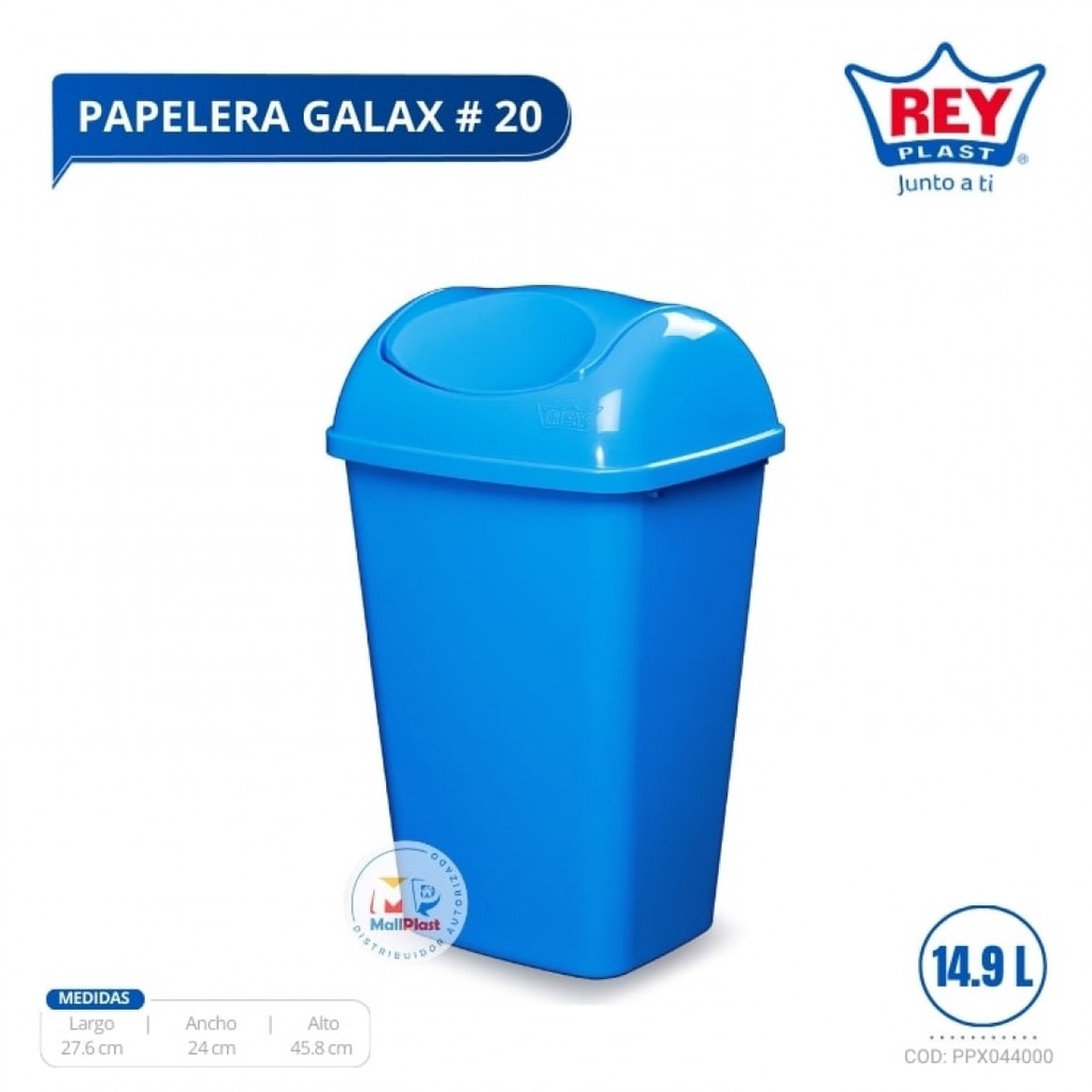 PAPELERA GALAX 20 REY