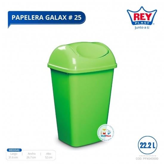 PAPELERA GALAX 25 REY