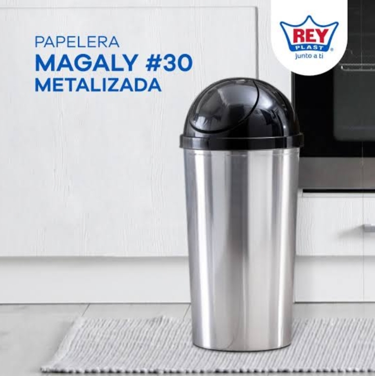 PAPELERA MAGALY 30 METALIZADA REY