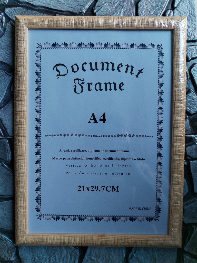 AA5036 CUADRO CERTIFICADO IMPORTADO
