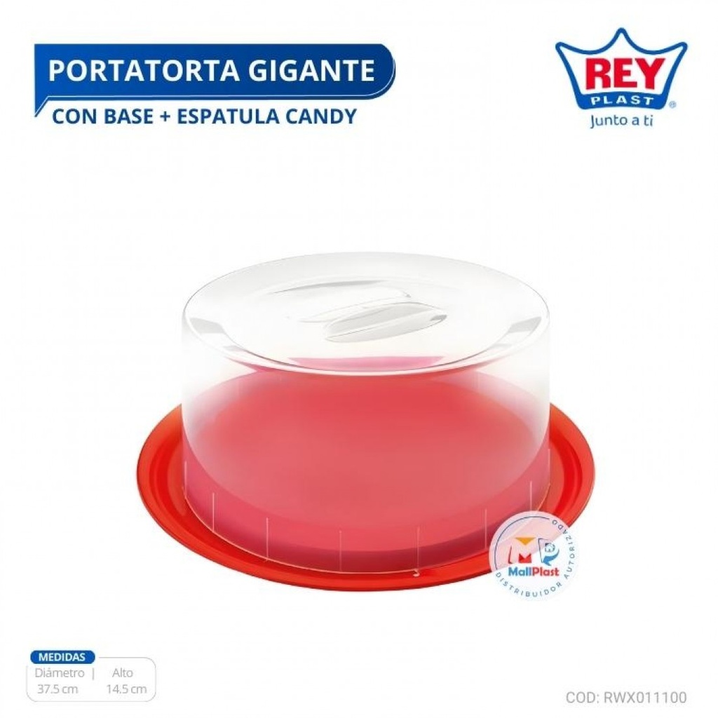 PORTATORTA GIGANTE + ESPATULA CANDY REY