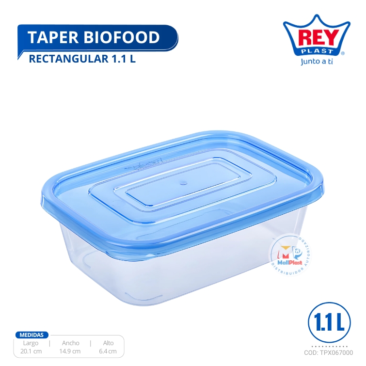 TAPER BIOFOOD RECTANGULAR 1.10 LTS REY