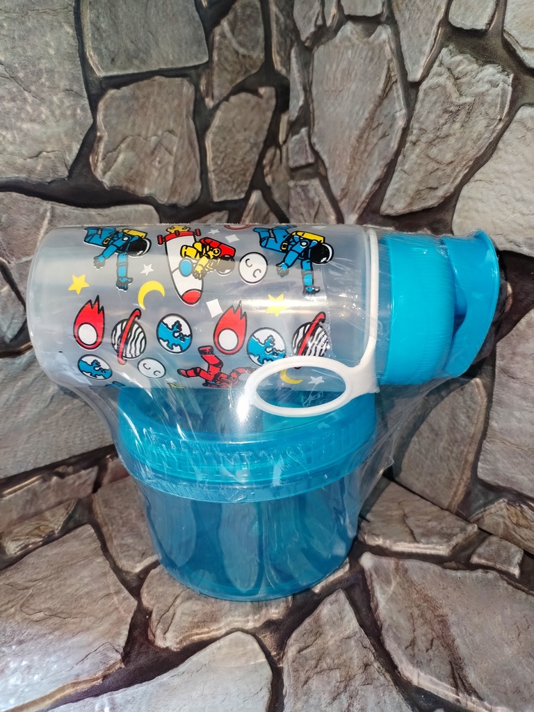 TOMATODO COOL DECORADO 400 ML + REPOSTERO ABRIL