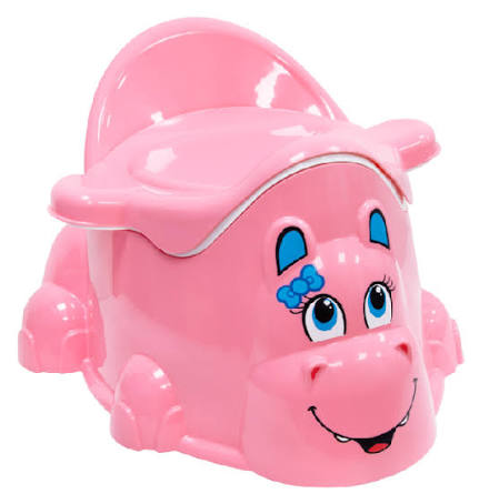 [31899]  BACIN DIDACTICO HIPPO DECORADO NIÑA C/TAPA REY