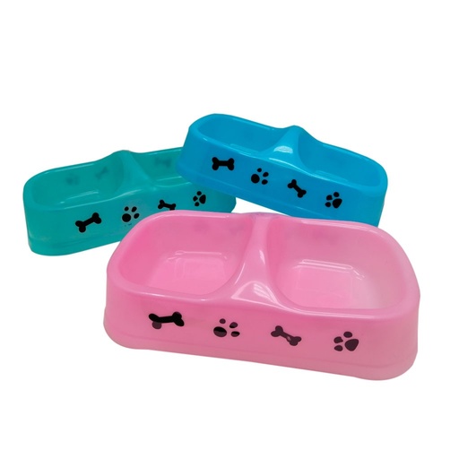 [12401] WA0153 COMEDERO DOBLE PARA PERRO IMPORTADO